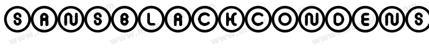 sansblackcondensed o字体转换